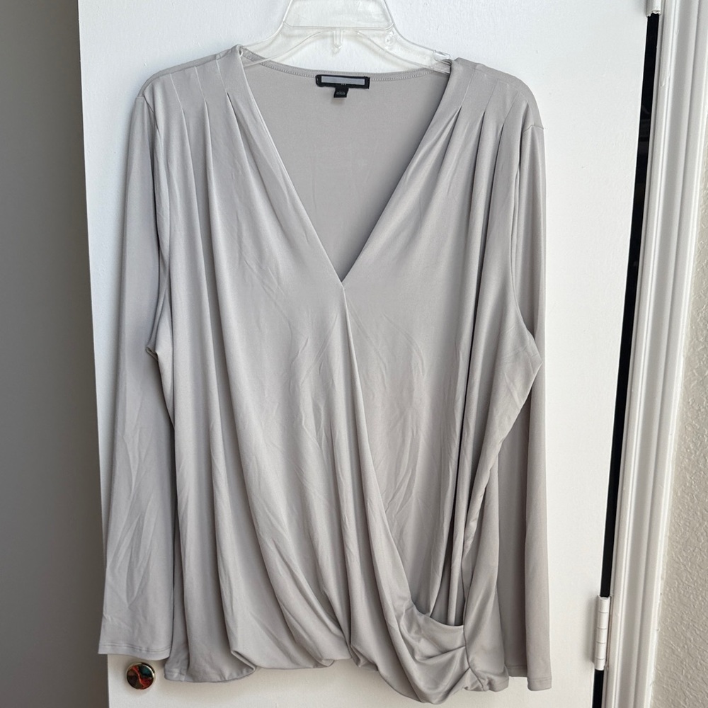 Elegant Gray Women's Top